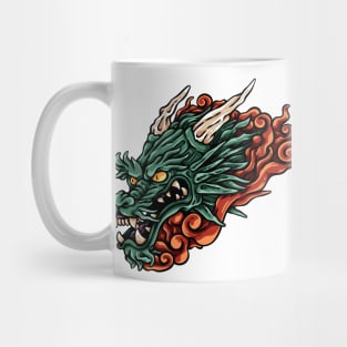 Asian Dragon Head Mug